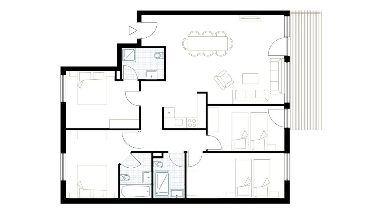 Alpsrental Apartments Freja オーバータウエルン エクステリア 写真